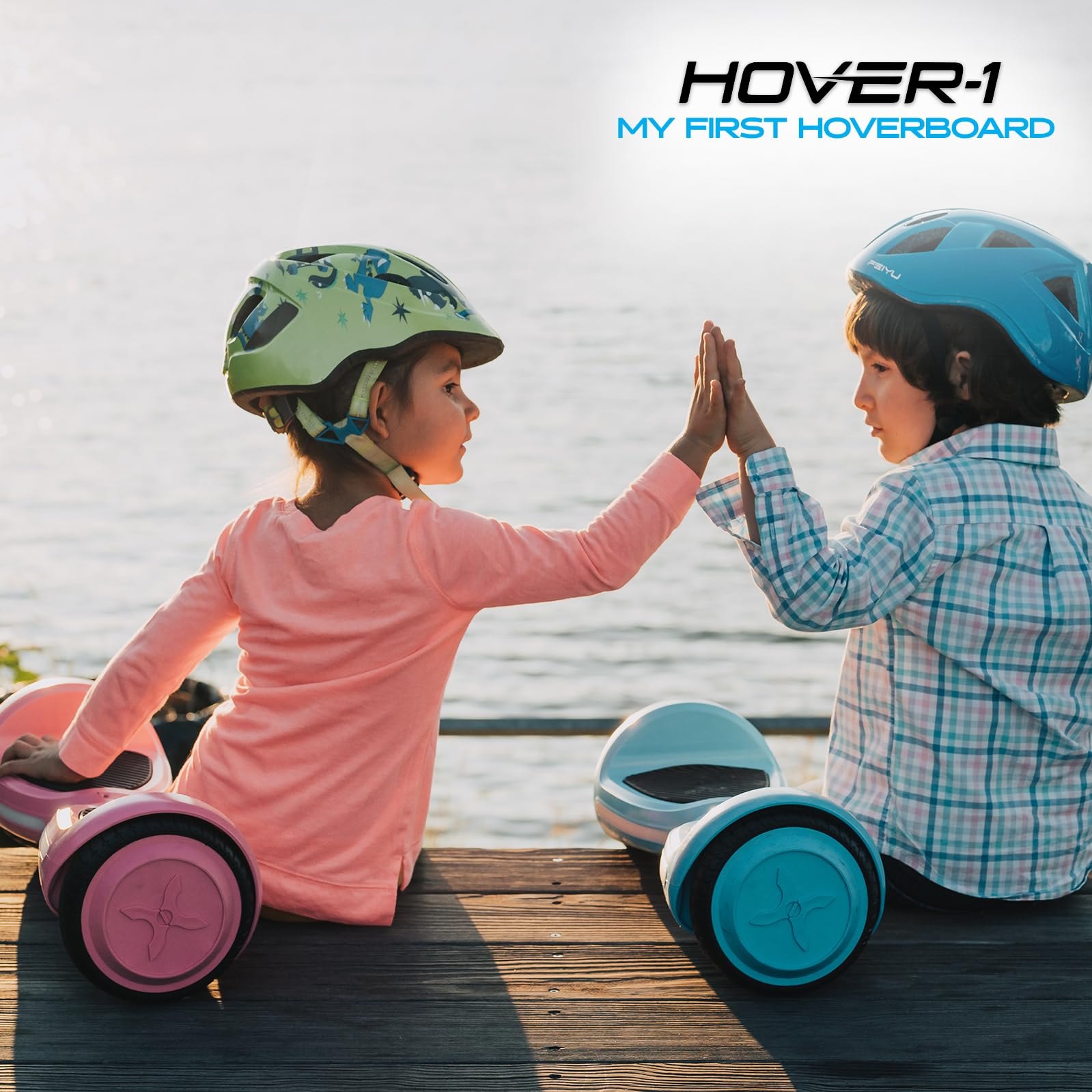 Hover-1 My First Hoverboard Electric Self-Balancing Hoverboard for Kids with 5 mph Max Speed, Dual 150W Motors, 6.3” Tires, 3 Miles Max Range, and LED Headlights — photo 4