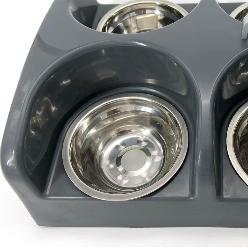 Puppy Feeding System 6 Litter Multiple Dog Bowl Feeder Puppy Feeder Station, Weaning Dish Puppy's Feeding — photo 2