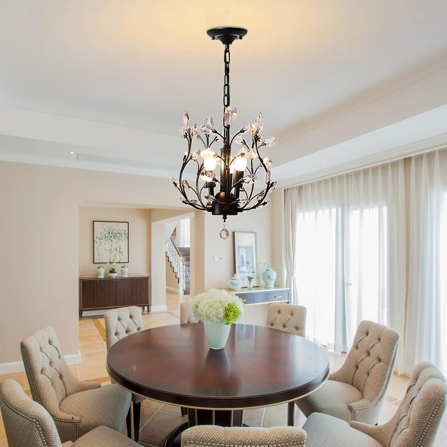 Ganeed Vintage K9 Clear Crystal Chandeliers,Ceiling Lighting,Pendant Lighting — photo 4
