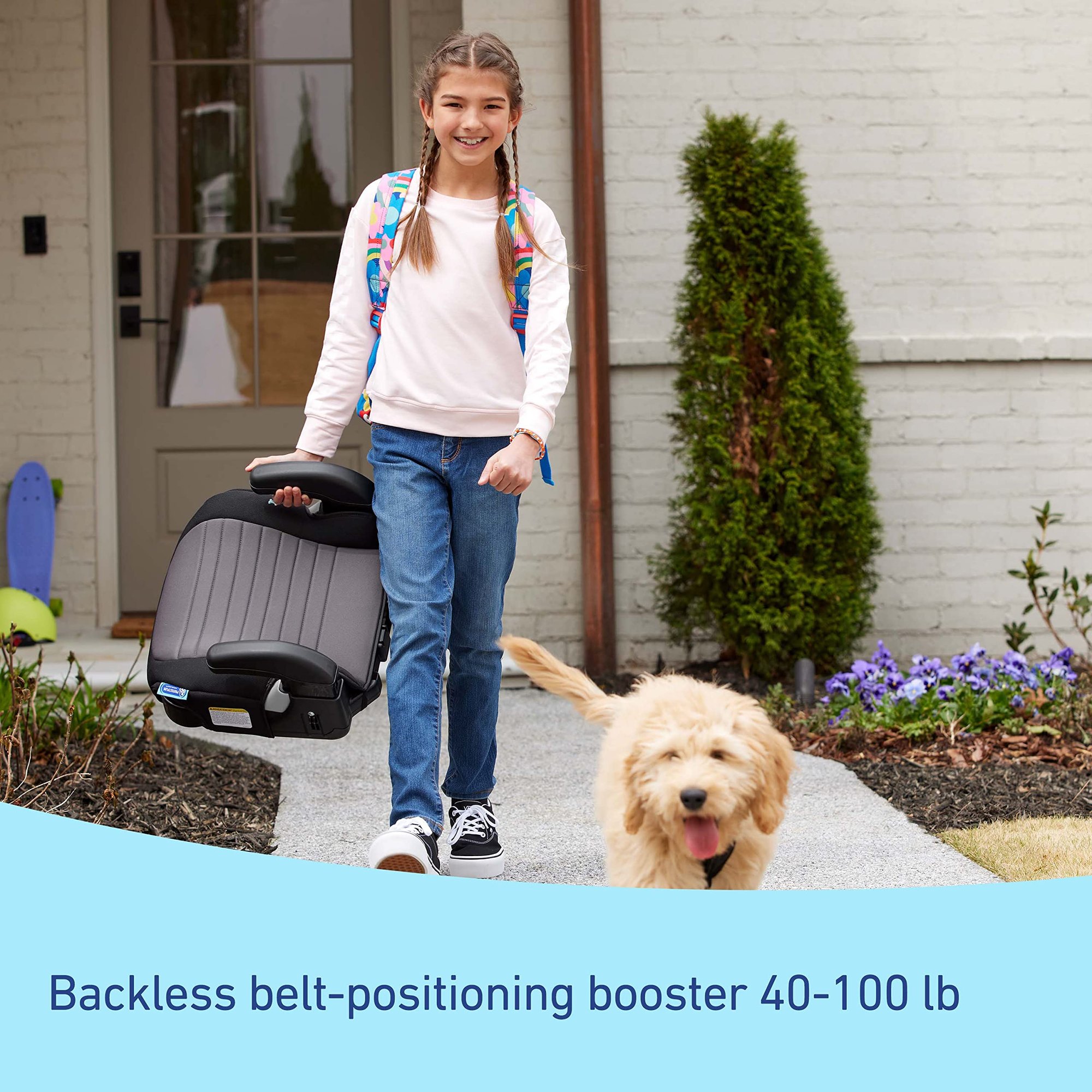 Graco TurboBooster 2.0 Backless Booster Car Seat, Trisha — photo 4