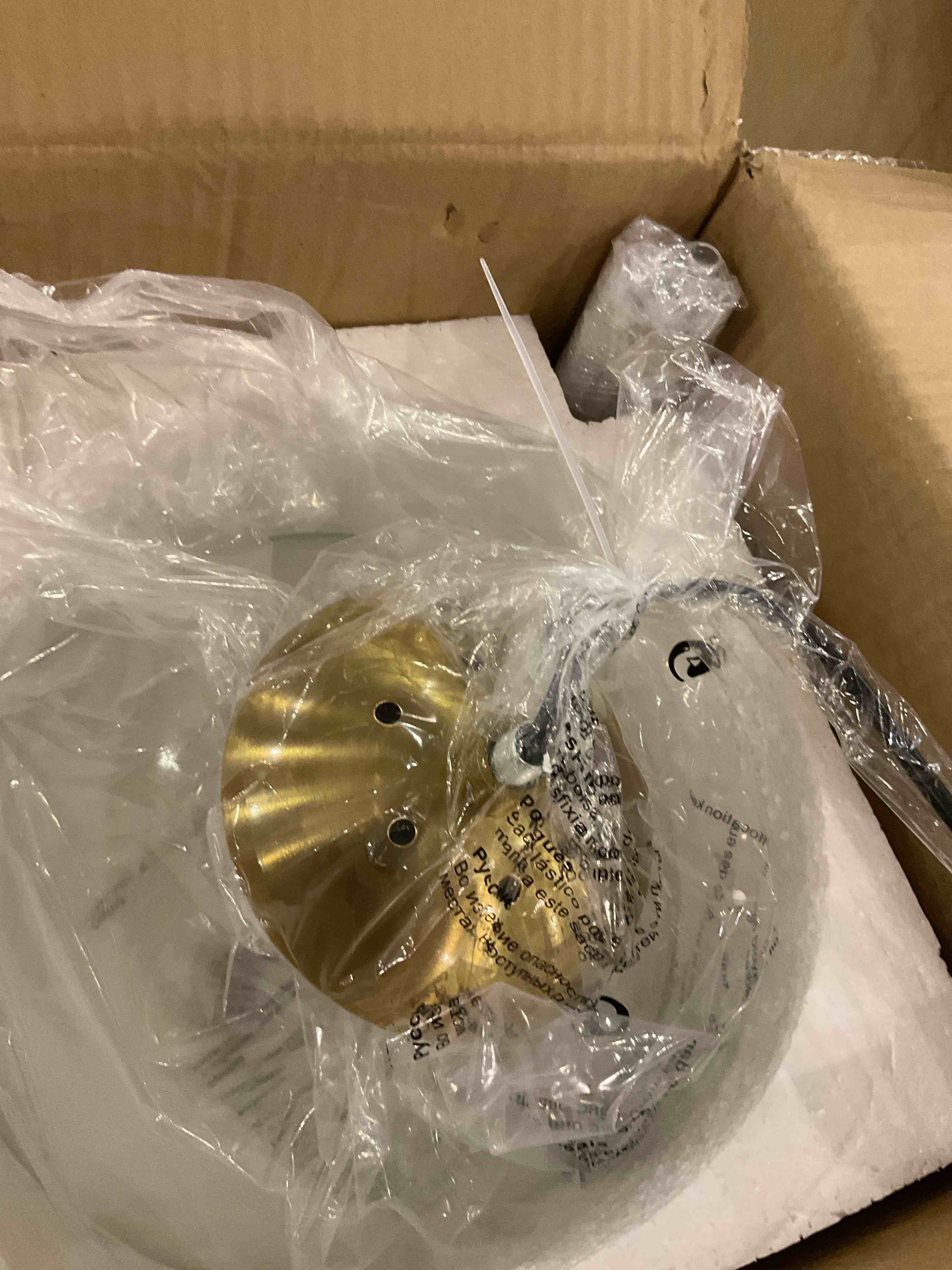 10 Inch Globe Pendant Light Gold Mid Century Pendant Light — photo 4