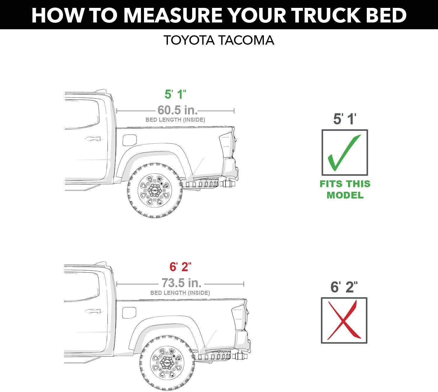 RealTruck Extang Trifecta 2.0 Signature Soft Folding Truck Bed Tonneau Cover | 94830 | Fits 2016 - 2023 Toyota Tacoma 5' 1" Bed (60.5") — photo 2