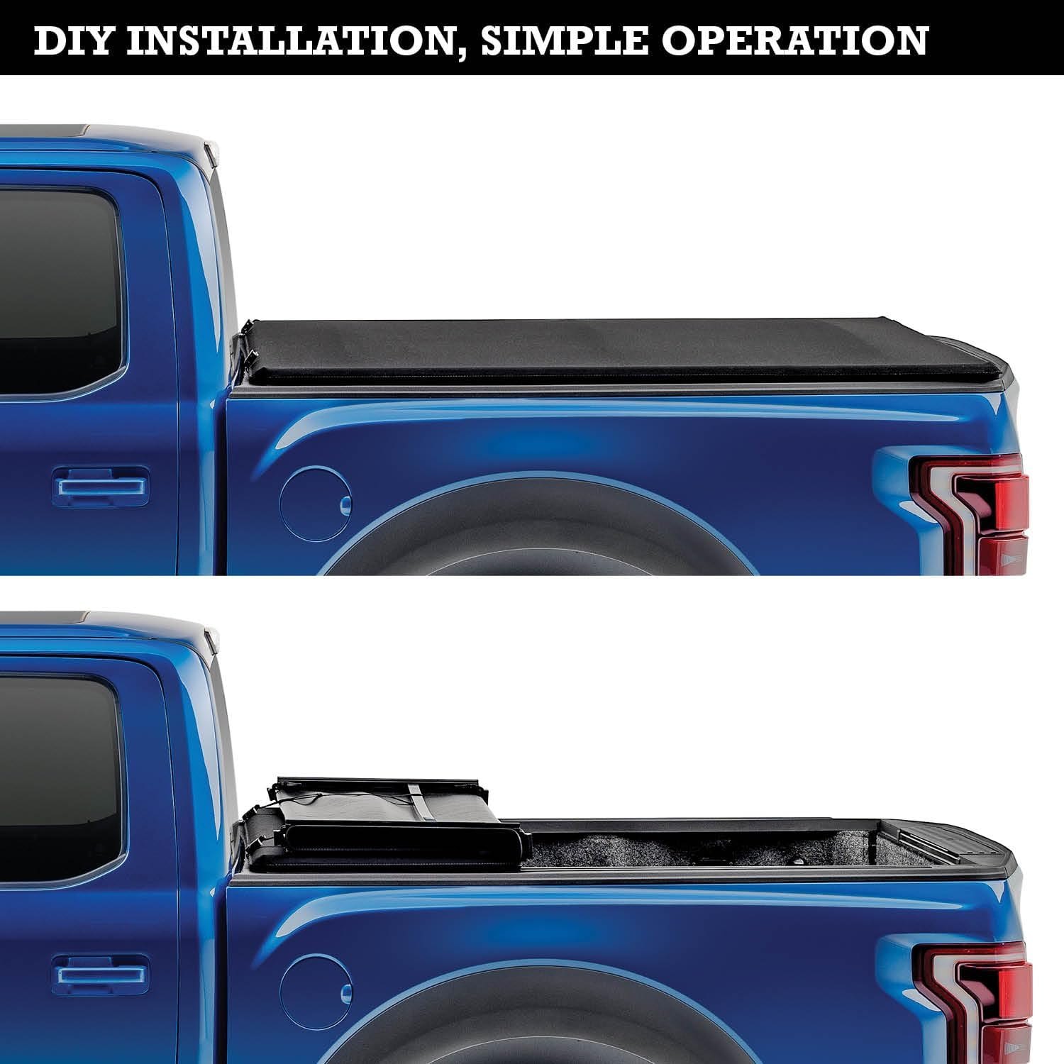 RealTruck Extang Trifecta 2.0 Signature Soft Folding Truck Bed Tonneau Cover | 94830 | Fits 2016 - 2023 Toyota Tacoma 5' 1" Bed (60.5") — photo 3