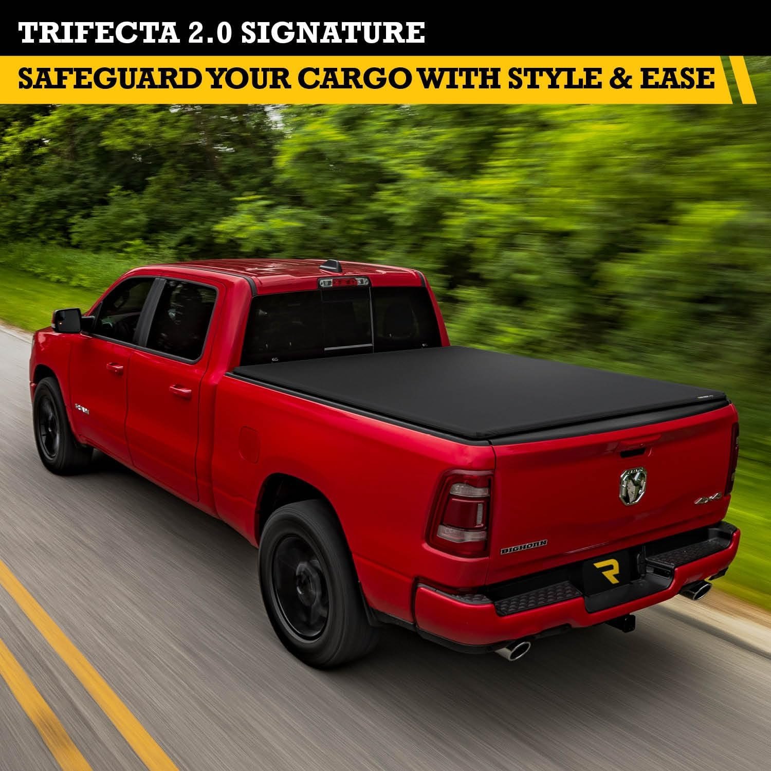 RealTruck Extang Trifecta 2.0 Signature Soft Folding Truck Bed Tonneau Cover | 94830 | Fits 2016 - 2023 Toyota Tacoma 5' 1" Bed (60.5") — photo 4