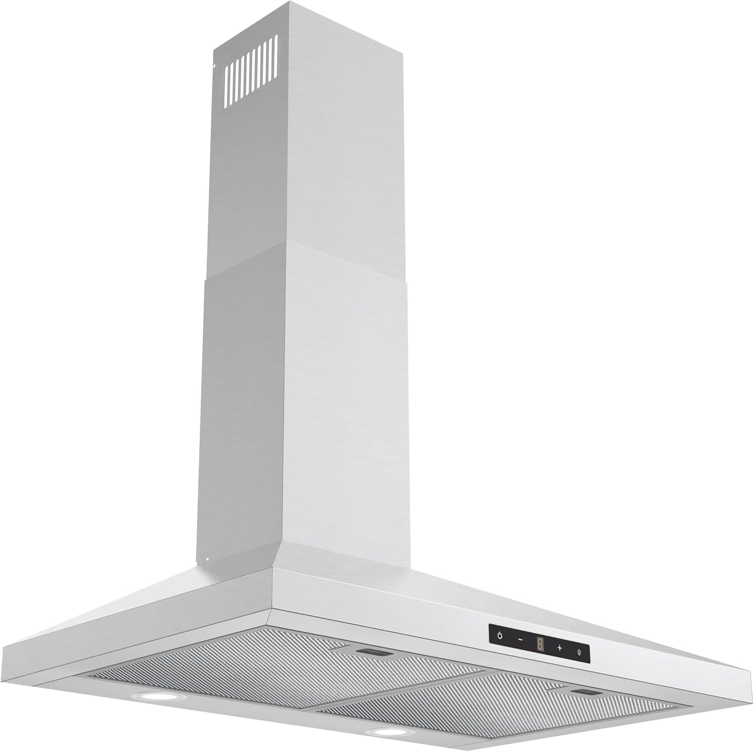 30 inch Range Hood Insert, 600CFM Kitchen Exhaust Fan - Push Button 3 Speed, Baffle Filters & LED Sign me up Lights, Under Cabinet Stove Vent Hood, Convertible Ducted/Ductless Stainless Steel 30'' Hood Vent Under Cabinet Mount No Thanks — photo 4