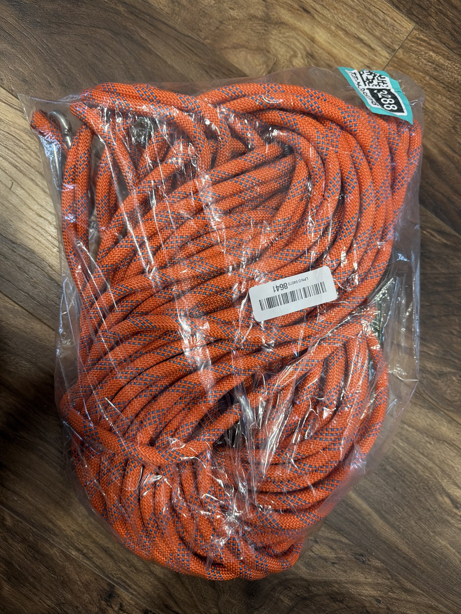 Static Climbing Ropes 35FT,50FT,100FT,150FT,200FT,250FT(Diam 10mm,16mm) Orange(diam 10mm) 150 FT PM — photo 5