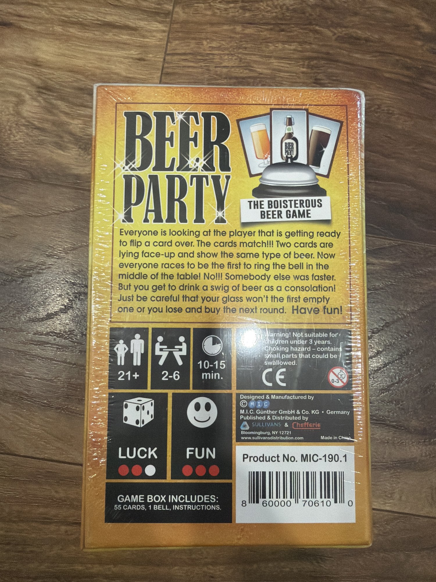 Beer Party The Boisterous Beer Game for 2-6 players 21 and up PM — photo 6